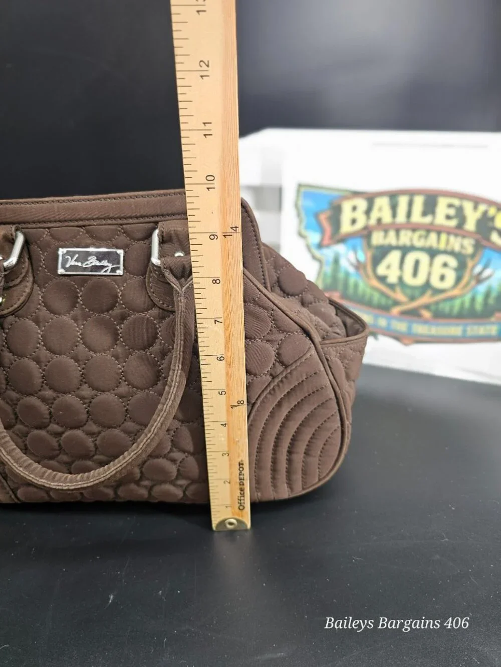 Vera Bradley Solid Magnetic Close Satchel